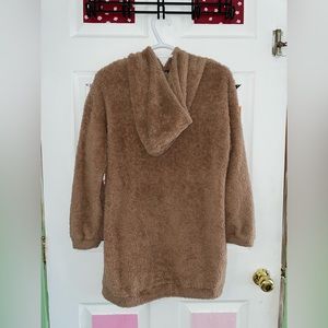 Hooded Teddy Sweatshirt Dres